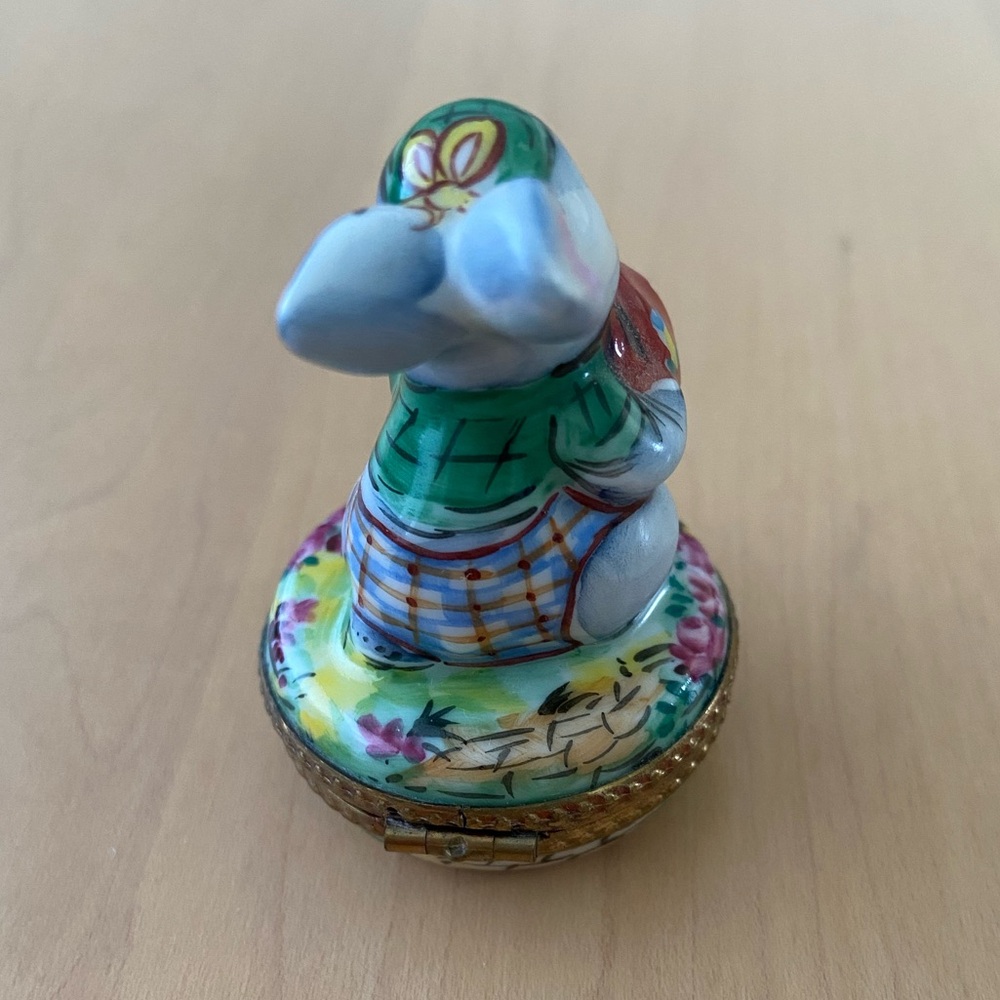 Genuine Limoges Rabbit/Bunny Box - Picture 4 of 7